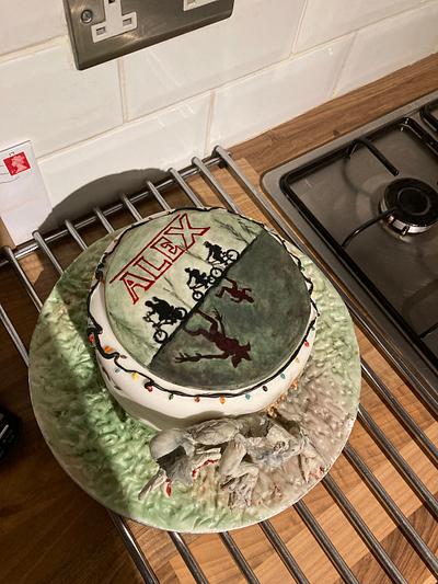 A Netflix inspired Stranger Things cake  - Cake by CCC194