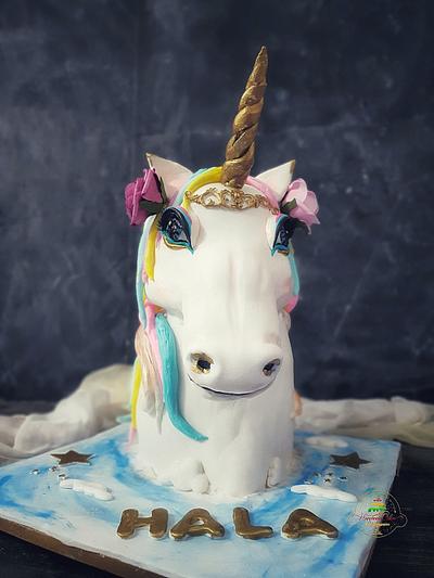 Unicorn 3d cake - Cake by Rana Eid