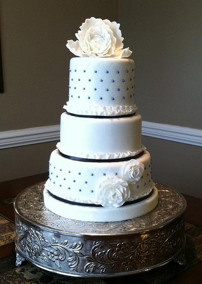 wedding cake! - Cake by CakesbyAngelaMorrison