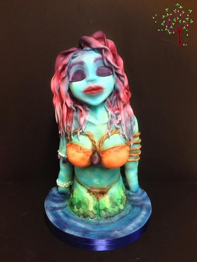 Mermaid rising from the sea - Cake by Blossom Dream Cakes - Angela Morris