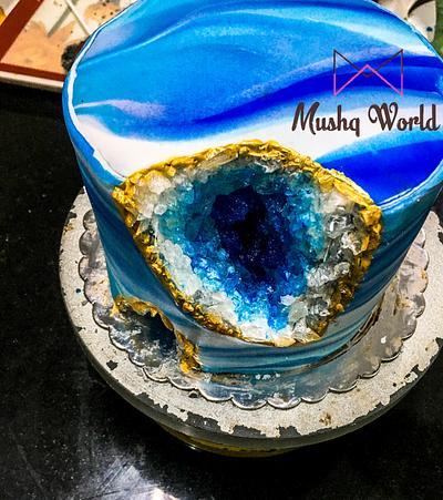 Geode Cake - Cake by MUSHQWORLD