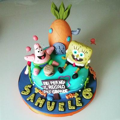 Spongebob cake - Cake by Mariana Frascella