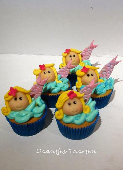 Mermaid cupcakes - Cake by Daantje