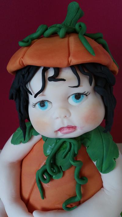 Halloween baby  - Cake by Novel-T Cakes