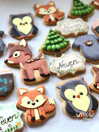 Woodland cookies - Cake by Willow cake decorations