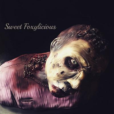 Zombie Neck Bite - Cake by Sweet Foxylicious