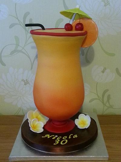 Tequila Sunrise - Cake by Ice, Ice, Tracey