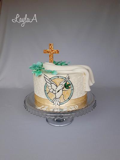 Confirmation  - Cake by Layla A