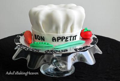 3D Chef's hat cake - Cake by Ashel sandeep