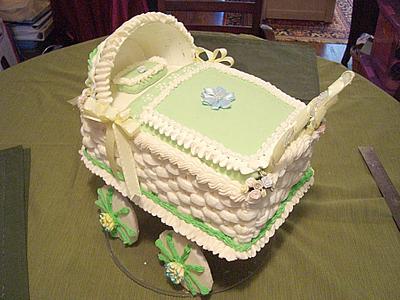  Baby Carriage Shower Cake - Cake by Julia 