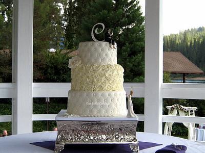 Wedding cake - Cake by gizangel