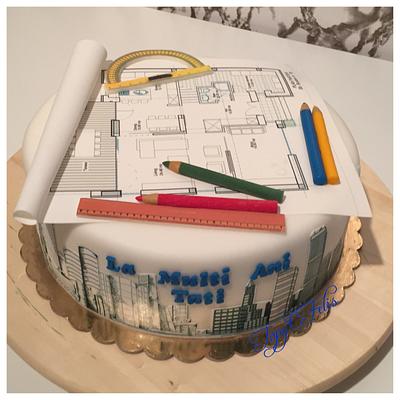 Architect's cake - Cake by Felis Toporascu
