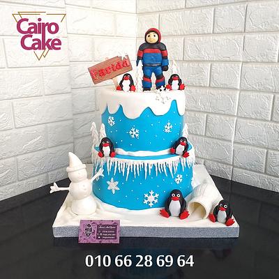 Ski Cake - Cake by Ahmed - Cairo Cake احلى تورتة