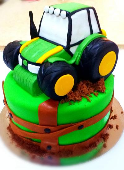 John Deere tractor - Cake by Ileana Zoltani