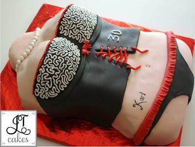 Woman bust cake - Cake by JT Cakes
