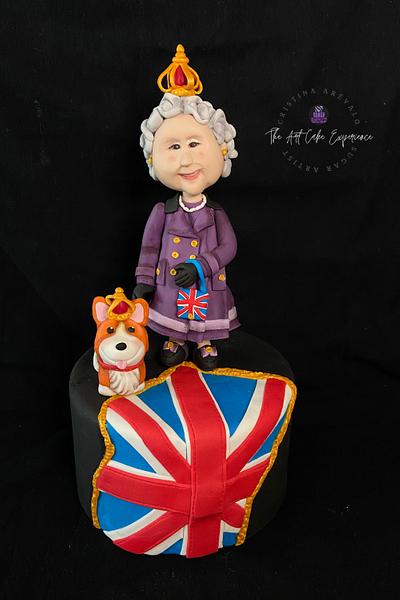 Sweet Jubilee Collaboration - The Queen in Purple - Cake by Cristina Arévalo- The Art Cake Experience