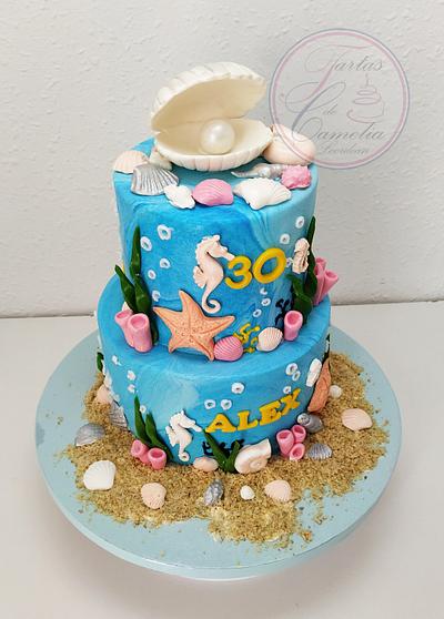 TARTA MAR ALEX - Cake by Camelia