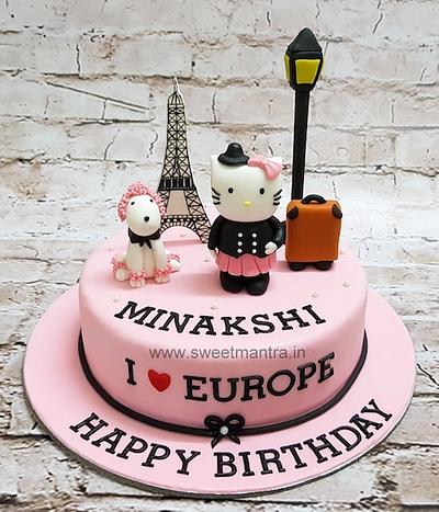 Europe travel cake - Cake by Sweet Mantra Homemade Customized Cakes Pune