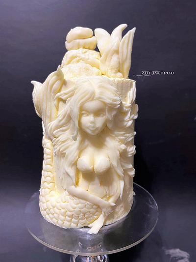 Bas-Relief buttercream icing cake - Cake by Zoi Pappou