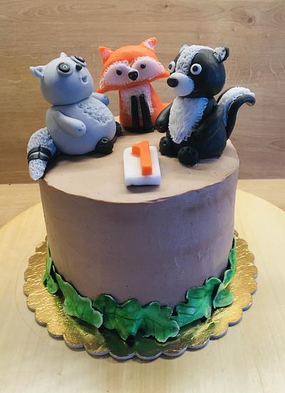 Forest animals - Cake by VVDesserts