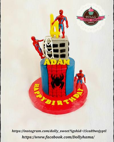Spiderman cake  - Cake by Dolly Hamada 