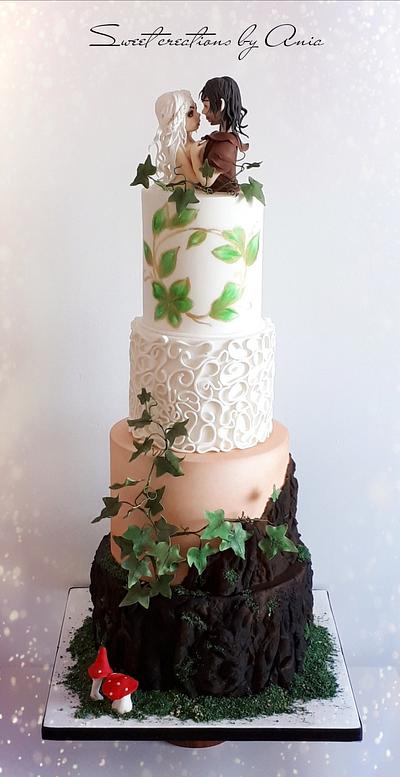 Novelty wedding cake - Cake by Ania - Sweet creations by Ania
