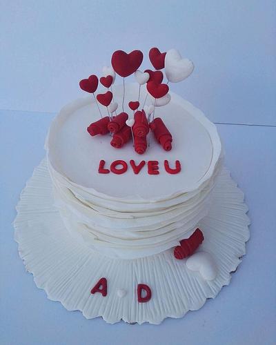 Love cake - Cake by Walaa yehya
