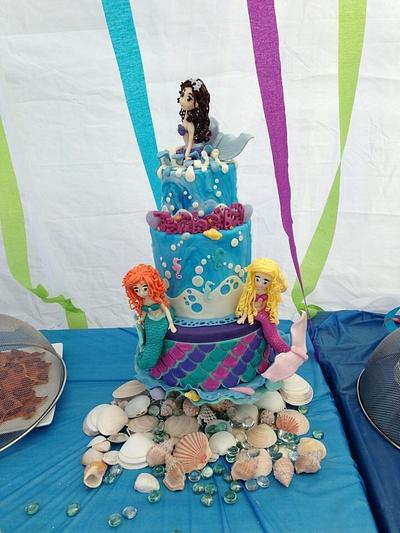 Bella's Mermaid Cake - Cake by CakesByDonna
