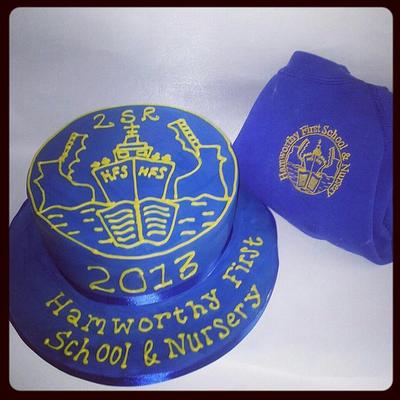school logo cake  - Cake by Time for Tiffin 