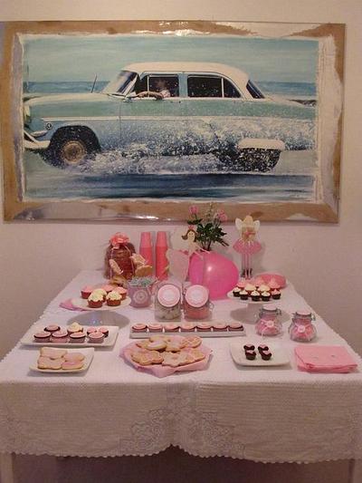 Perla's Candy Table - Cake by Lilla's Cupcakes