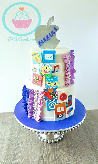 Apple App cake - Cake by ESB Creations