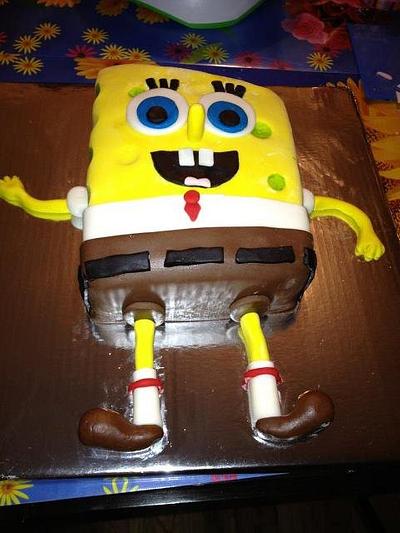 sponge bob - Cake by kangaroocakegirl