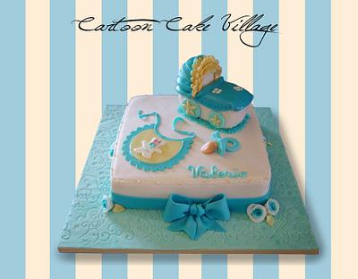 baby shower for boys - Cake by Eliana Cardone - Cartoon Cake Village