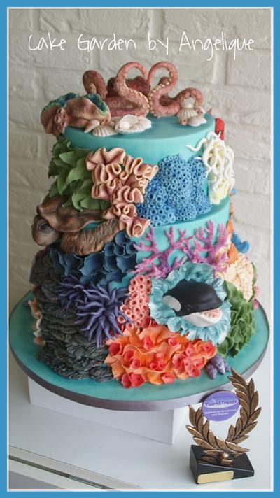 Weddingcake "under the sea" - Cake by Cake Garden 