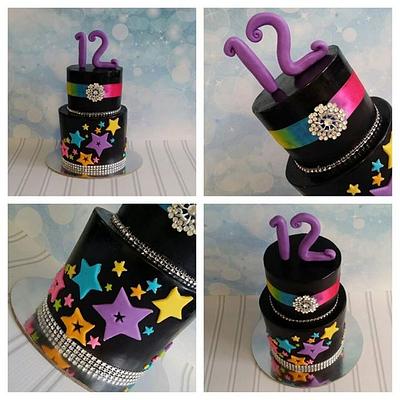 black NEON!! - Cake by Mmmm cakes and cupcakes