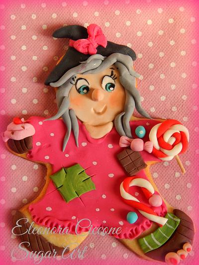 The witch closes Christmas holidays with lots of candy  - Cake by Eleonora Ciccone