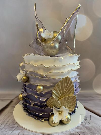 Ombre ruffles - Cake by Renatiny dorty