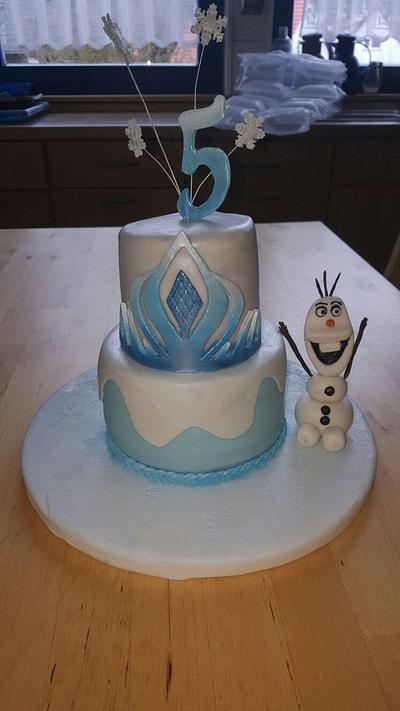 Frozen Birthday Cake - Cake by StyledSugar