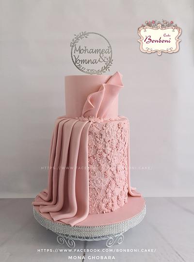 pink egagement cake - Cake by mona ghobara/Bonboni Cake