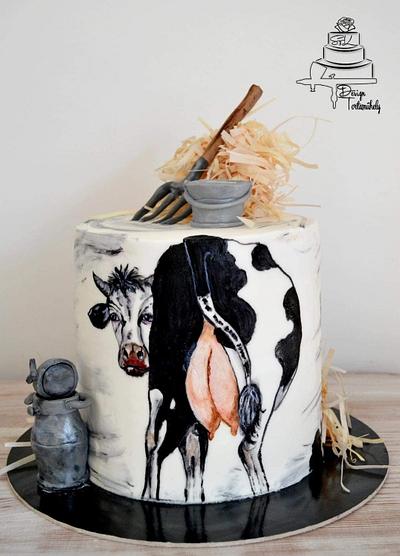 Cow cake - Cake by Krisztina Szalaba