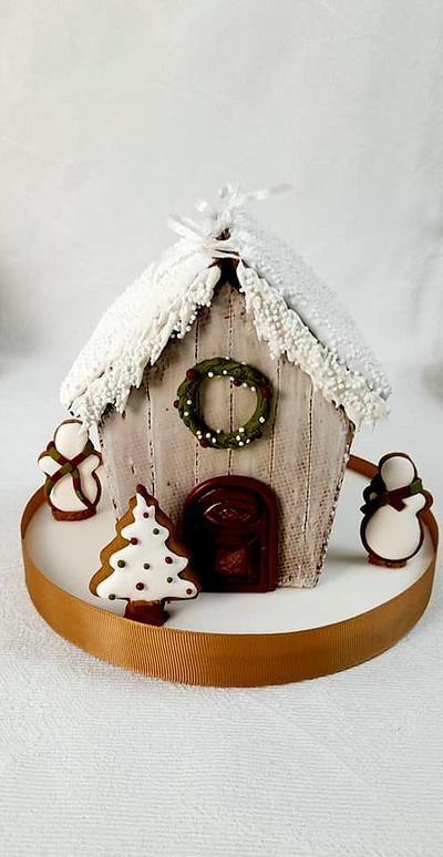 Gingerbread house nº2 - Cake by Nicole Veloso