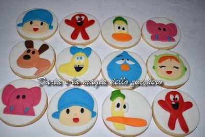 Pocoyo cookies - Cake by Daria Albanese