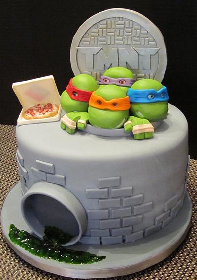 TMNT Cake - Cake by ShelleySugarCreations