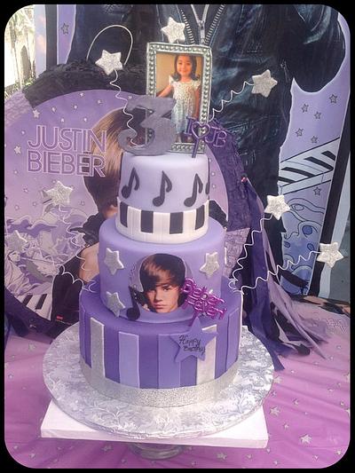 Justin Bieber Birthday Cake - Cake by Delightful creations by Melissa
