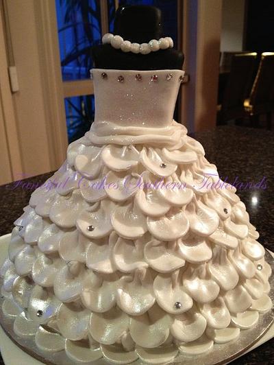 Wedding Dress Cake - Cake by Fanciful Cakes