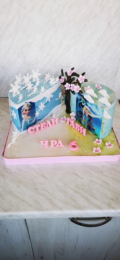 Торта за близначки - Cake by CakeBI9