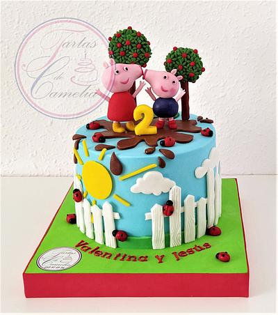 TARTA PEPA PIG - Cake by Camelia