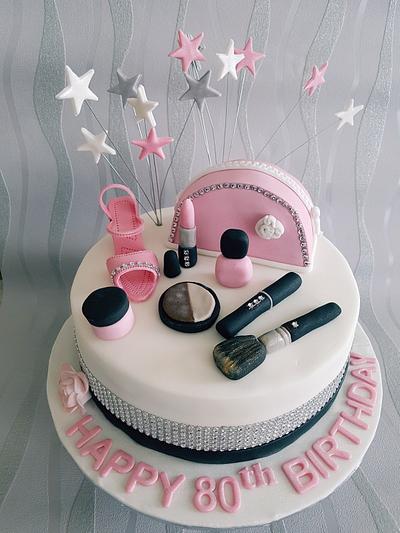 80th birthday cake  - Cake by Tanya
