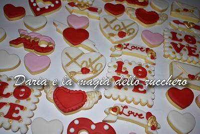 Valentine cookies - Cake by Daria Albanese