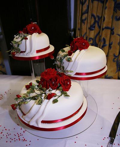 My own Wedding cake   - Cake by Little Padawan Cakes 